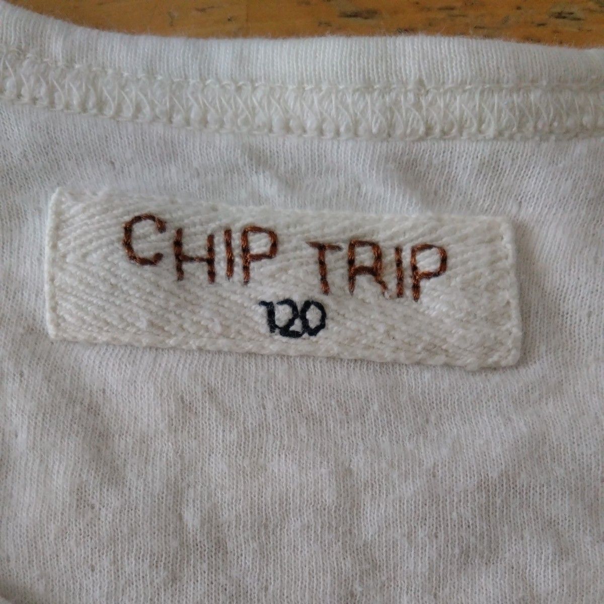 CHIP TRIP パッチワーク風ワンピース　チュニック