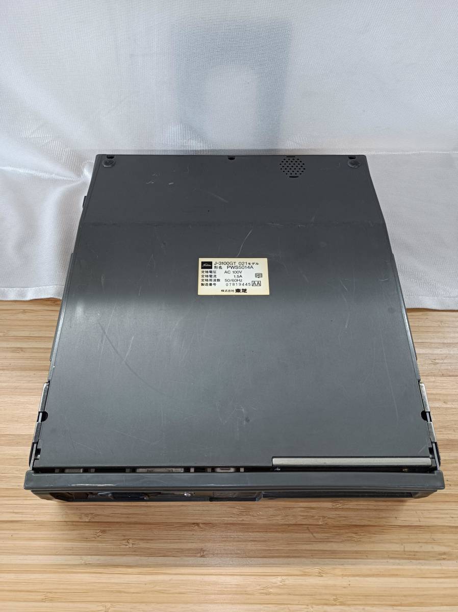 QAZ12125★TOSHIBA 東芝 J-3100GT 021　PWS5014A ラップトップパソコン　通電確認済み　ジャンク品_画像6