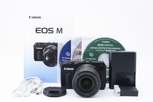 激安正規 [Rank:AB] Canon EOS M Body + EF-M 18-55mm F3.5-5.6 IS STM