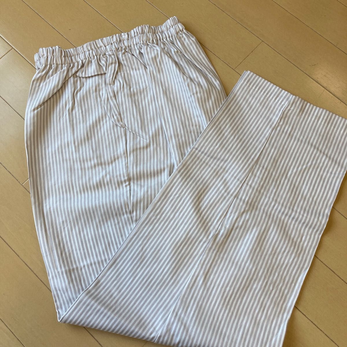 新品!睡眠科学 ワコール 綿シャツパジャマ☆Lサイズ ストライプ高級パジャマ