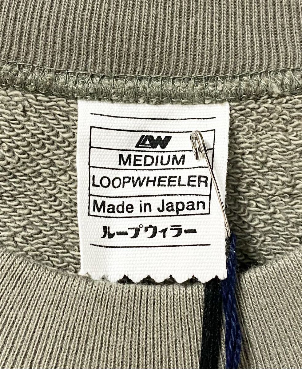 M0395 LOOPWHEELER ループウィラー ロングTシャツ Mサイズ ロゴ刺繍_画像7