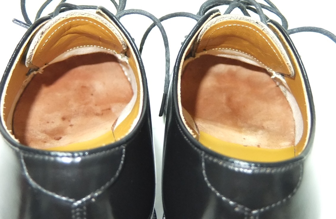 REGAL リーガル 2504 レザーシューズ 黒 ２31/2 EE プレーントゥ 革靴 ビジネスシューズ 23.5_画像9