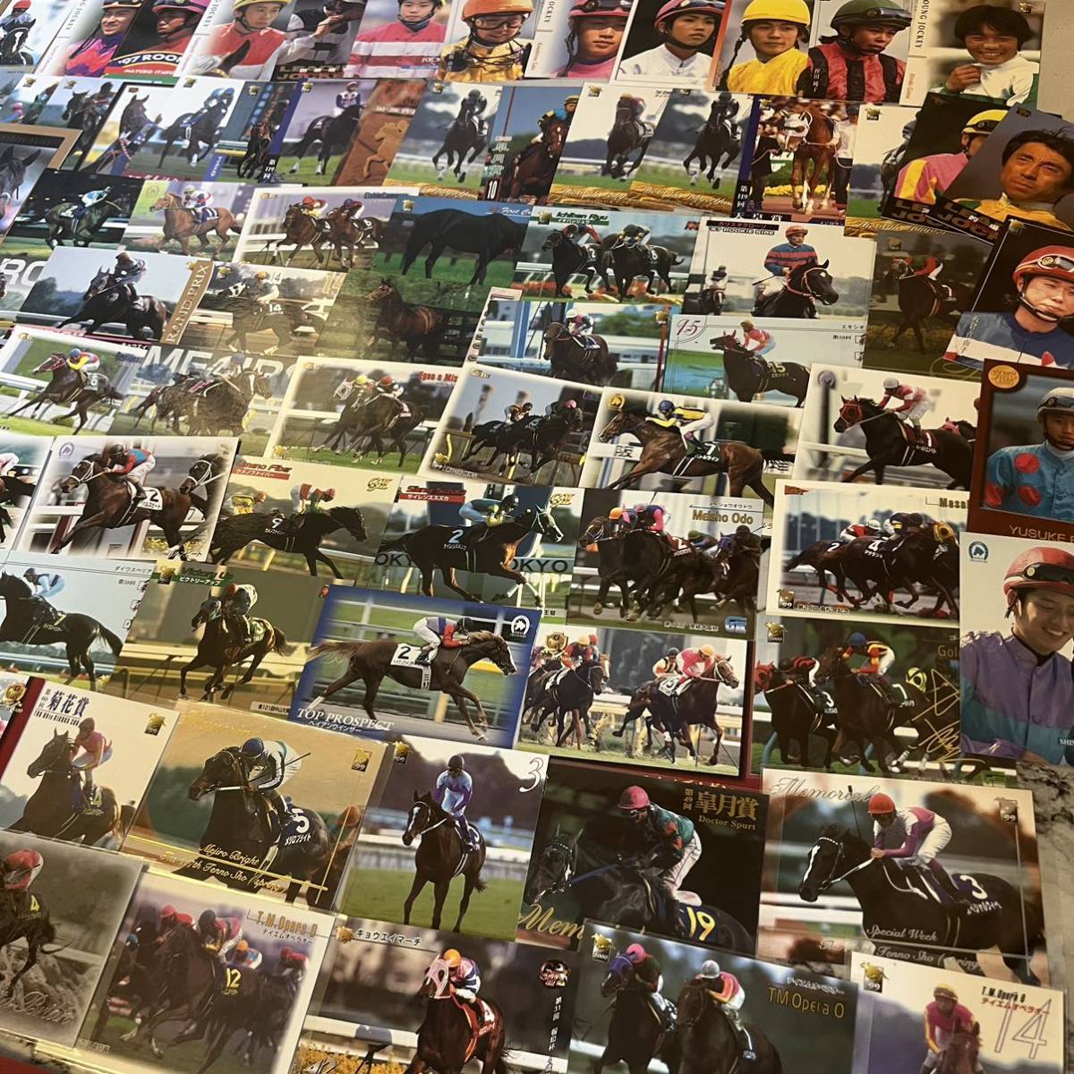 競馬 カード まとめ 600枚以上 BANDAI EPOCH 騎手 競馬 馬 大量カード トレーディングカード P1_2310_画像2