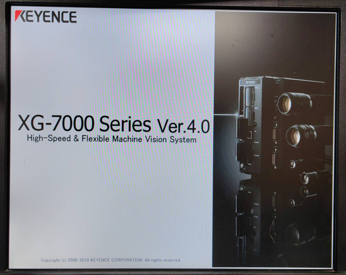 [KW1233] KEYENCE キーエンス XG-7500 超高速画像処理装置 CA-DC20E 拡張ユニット 純正SDカード 512MB 動作保証_画像2