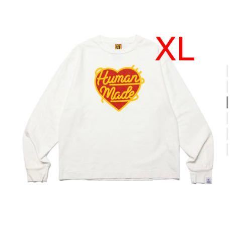 【新品】XL HUMAN MADE Graphic L/S T-Shirt #4 White ヒューマンメイド グラフィック L/S Tシャツ  ホワイト ロンT