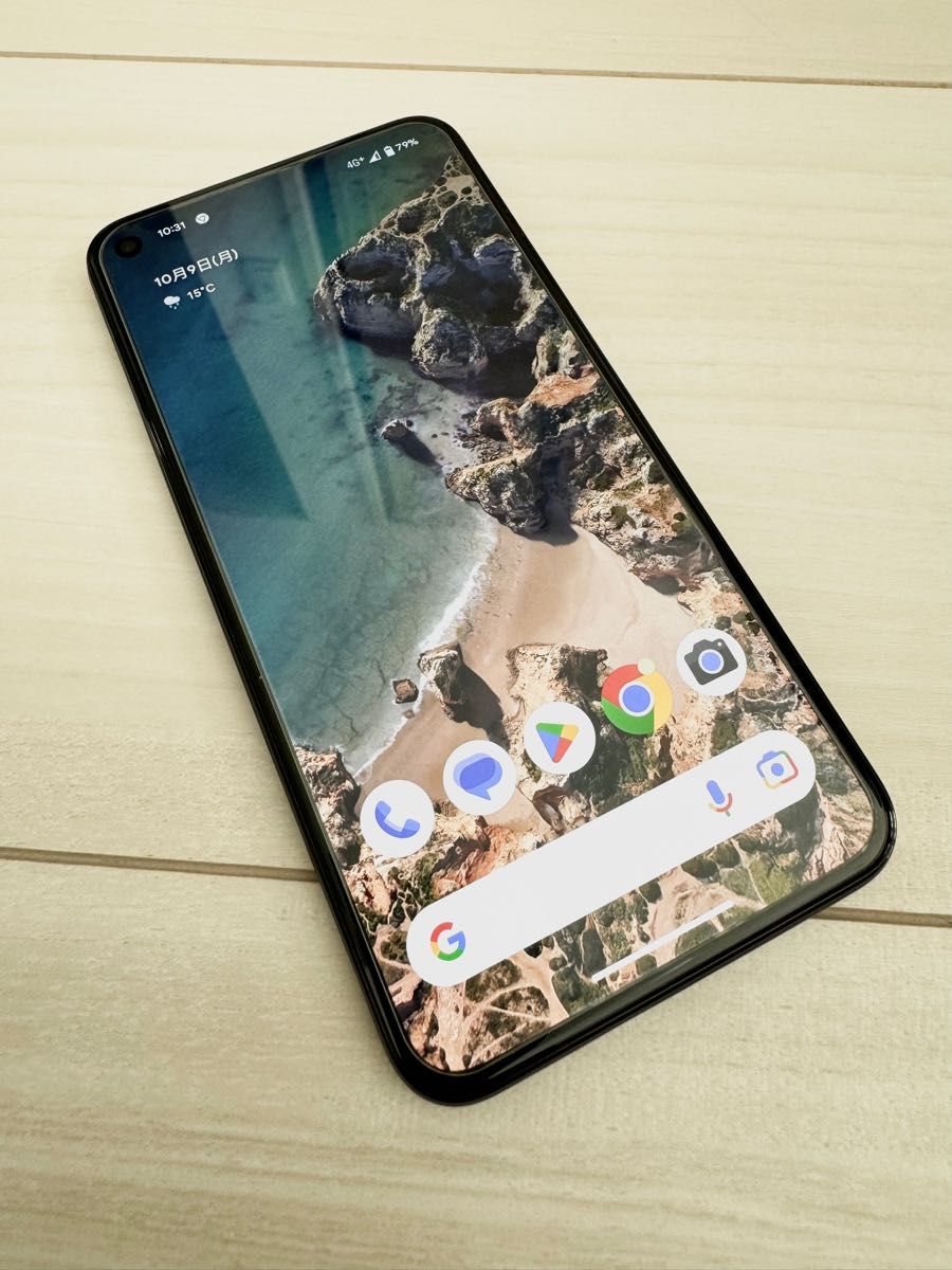 【美品】pixel 5 Just Black simフリー amazon製備品