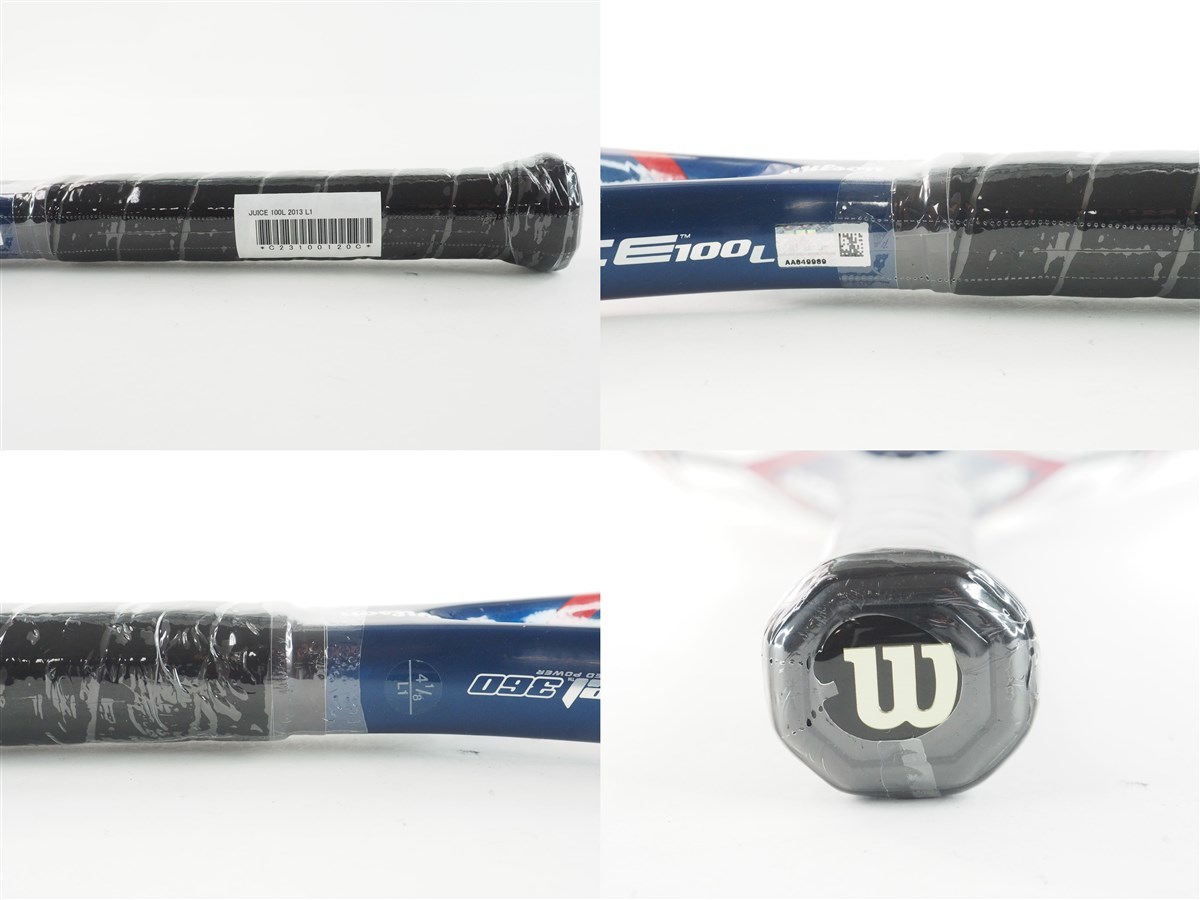 中古 テニスラケット ウィルソン ジュース 100エル 2013年モデル (L1)WILSON JUICE 100L 2013_画像3