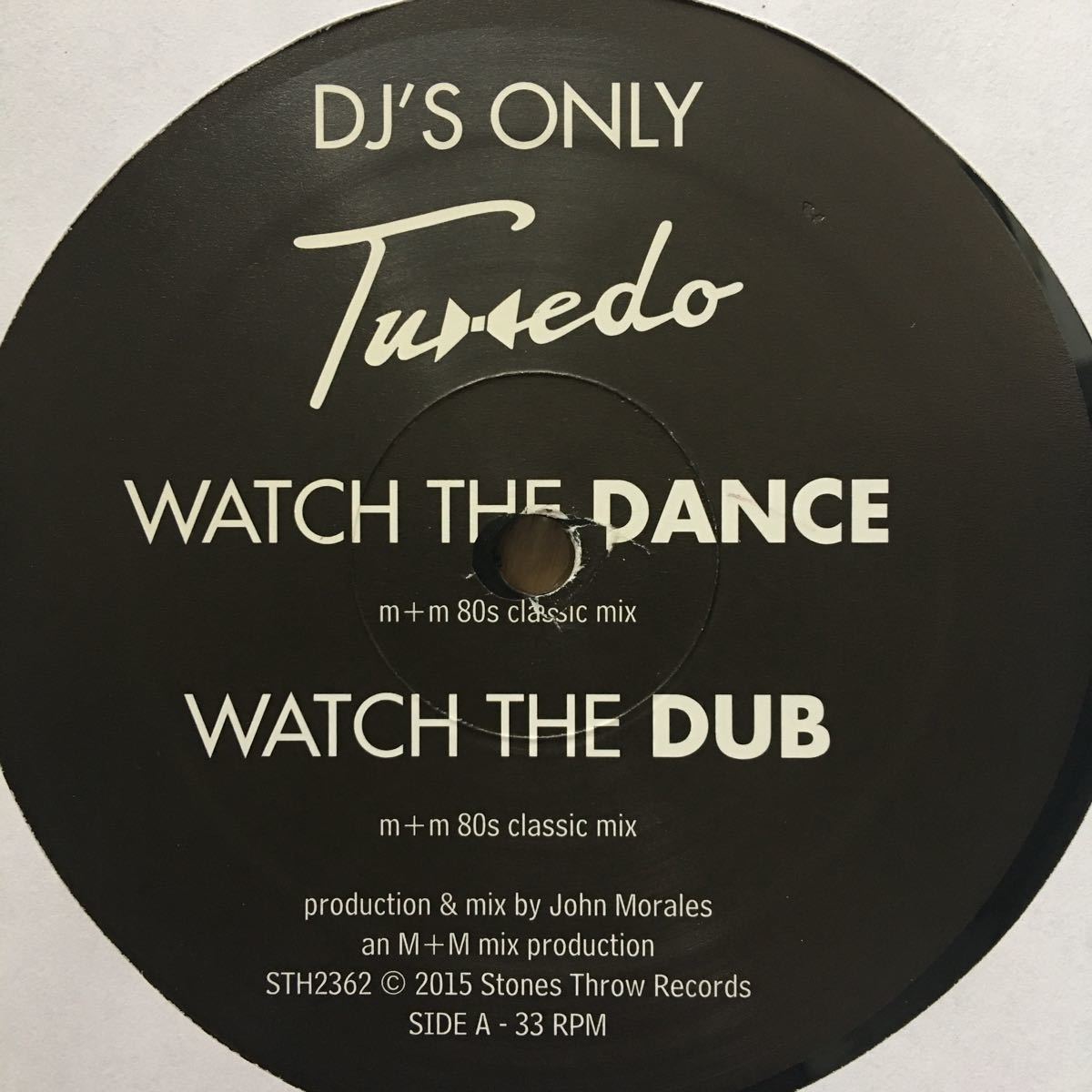 12’ TUXEDO-Watch the dance/Right Time_画像2