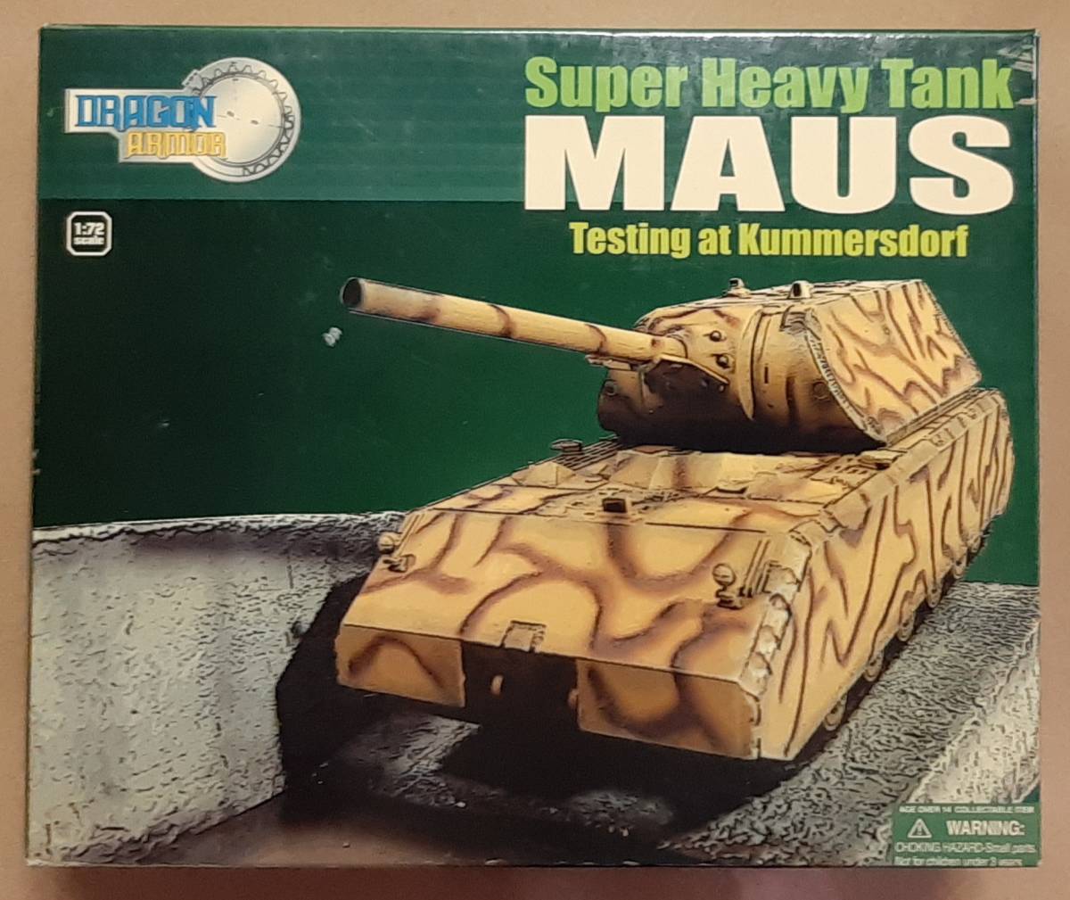  unopened rare goods Dragon armor -1/72 VIII number tank supermass tank mouse kma-s dollar f examination place geo llama attaching DRAGON Girls&Panzer 