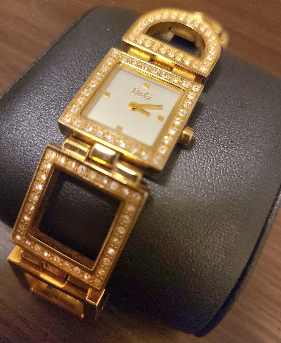 ドルチェ＆ガッバーナ ウォッチ D&G TIME WATCH ブレスレットアクセサリー腕時計 ゴールド