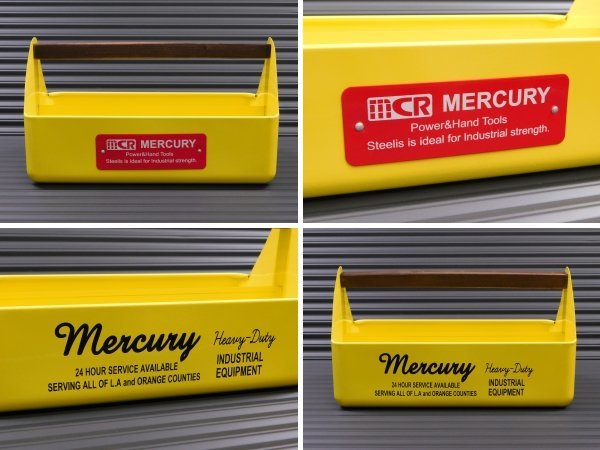 【MERCURY・マーキュリー】※《ハンディツールボックス／イエロー》 (品番ME048530) 工具入れ スパスラック アメリカンの画像4