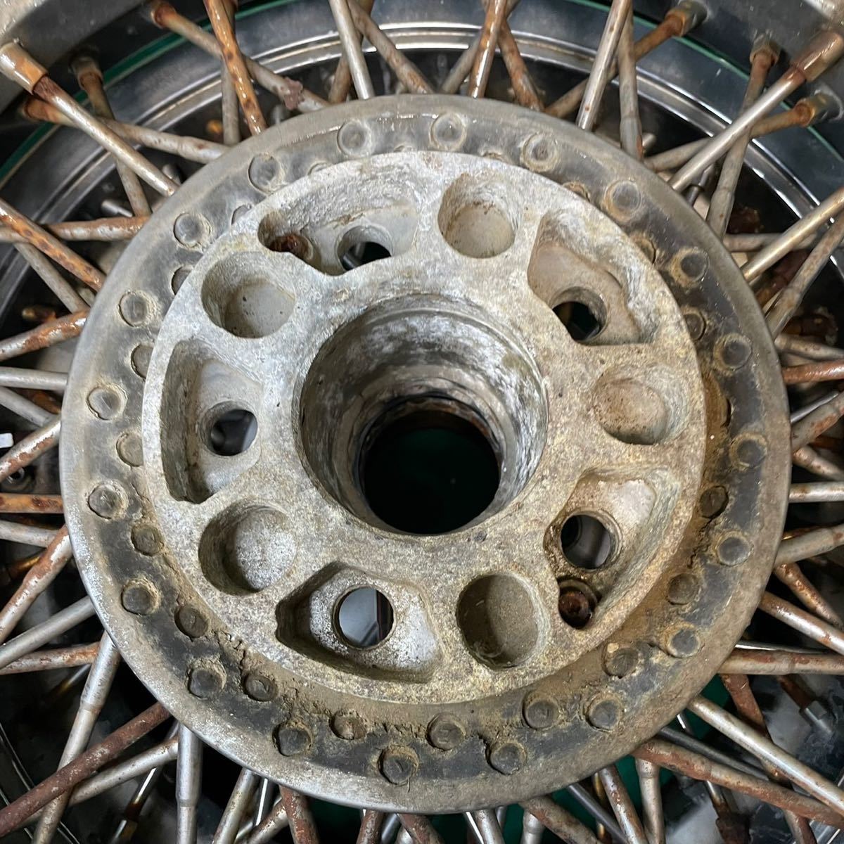 希少 当時 RAYS VOLK 16インチ 7J PCD114.3 5穴 4本 ワイヤーホイール