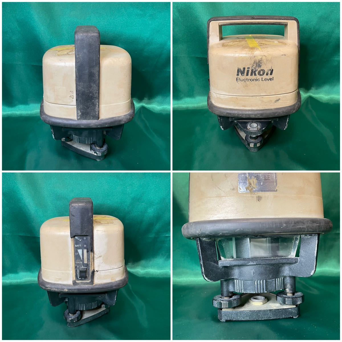 Nikon エレクトロニック レーザーレベル AL-50 1044-N ニコン トリンブル SPECTRA レザー受光器 レシーバー HL450 Laserometer U.S.A._画像4