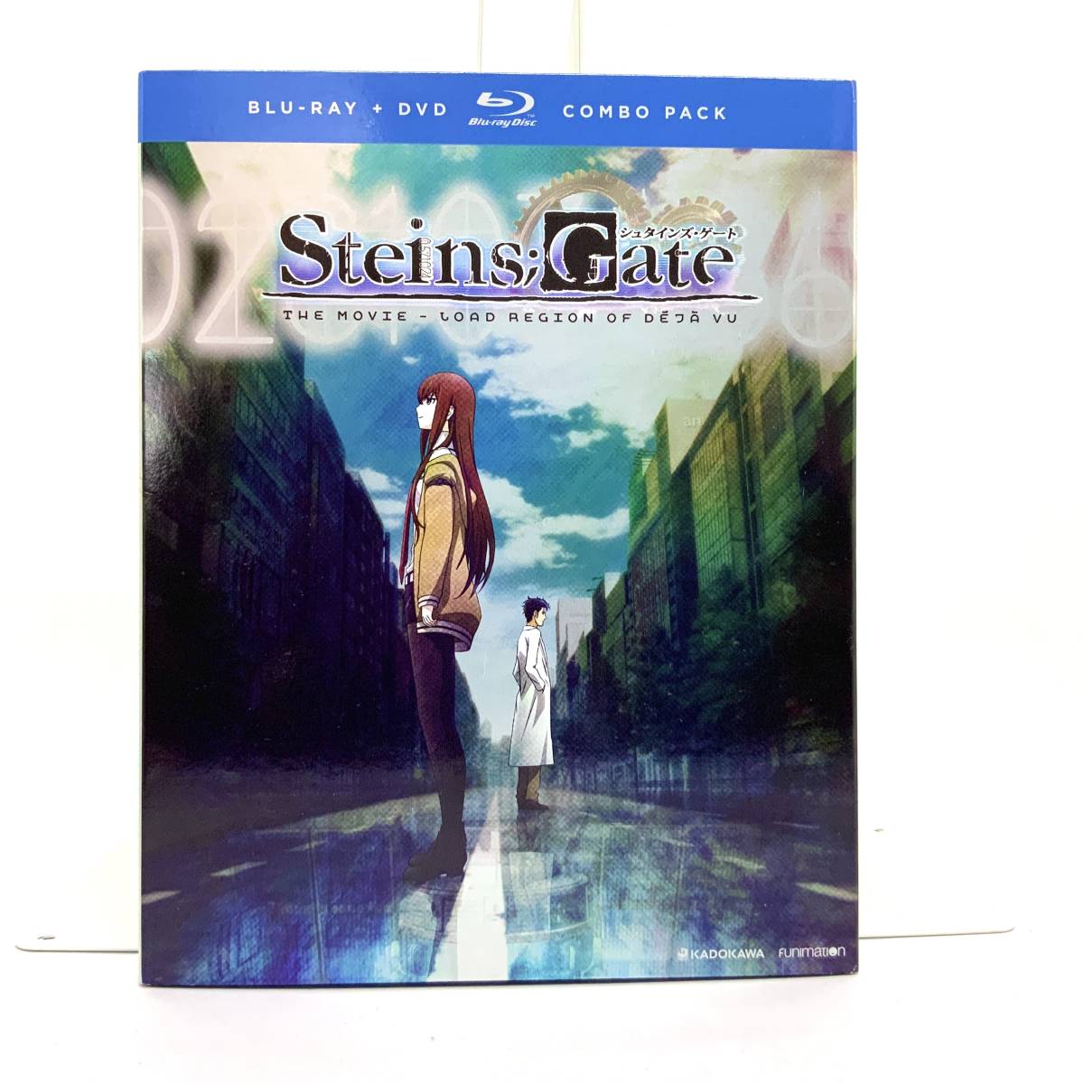 【送料無料】　新品　シュタインズ・ゲート　劇場版　負荷領域のデジャヴ 　Blu-ray+DVD　北米版ブルーレイ　シュタインズゲート