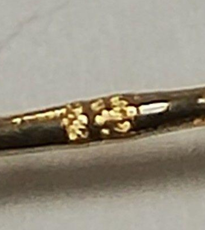 本物】K18 18金 18k YG フープピアス 2㎜×15㎜ リングピアス 定番