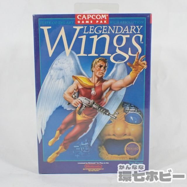 1Kr10◆新品未開封 NES カプコン/CAPCOM アレスの翼 Legendary Wings 海外版 北米版 FC ファミコン ソフト 送:-/60_画像1