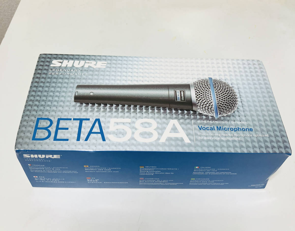 新品未使用 】Shure BETA58A ダイナミックマイク|Yahoo!フリマ 新品未使用 】Shure BETA58A ダイナミックマイク|Yahoo!フリマ