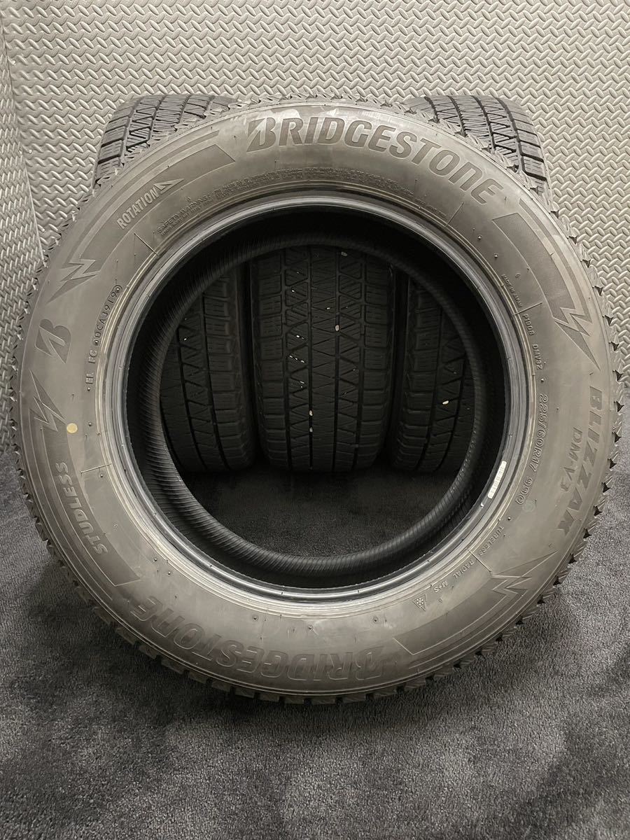 225/60R17 BRIDGESTONE/BLIZZAK DM-V3 19年製 スタッドレス 4本 ブリヂストン ブリザック (11-B514)_画像10