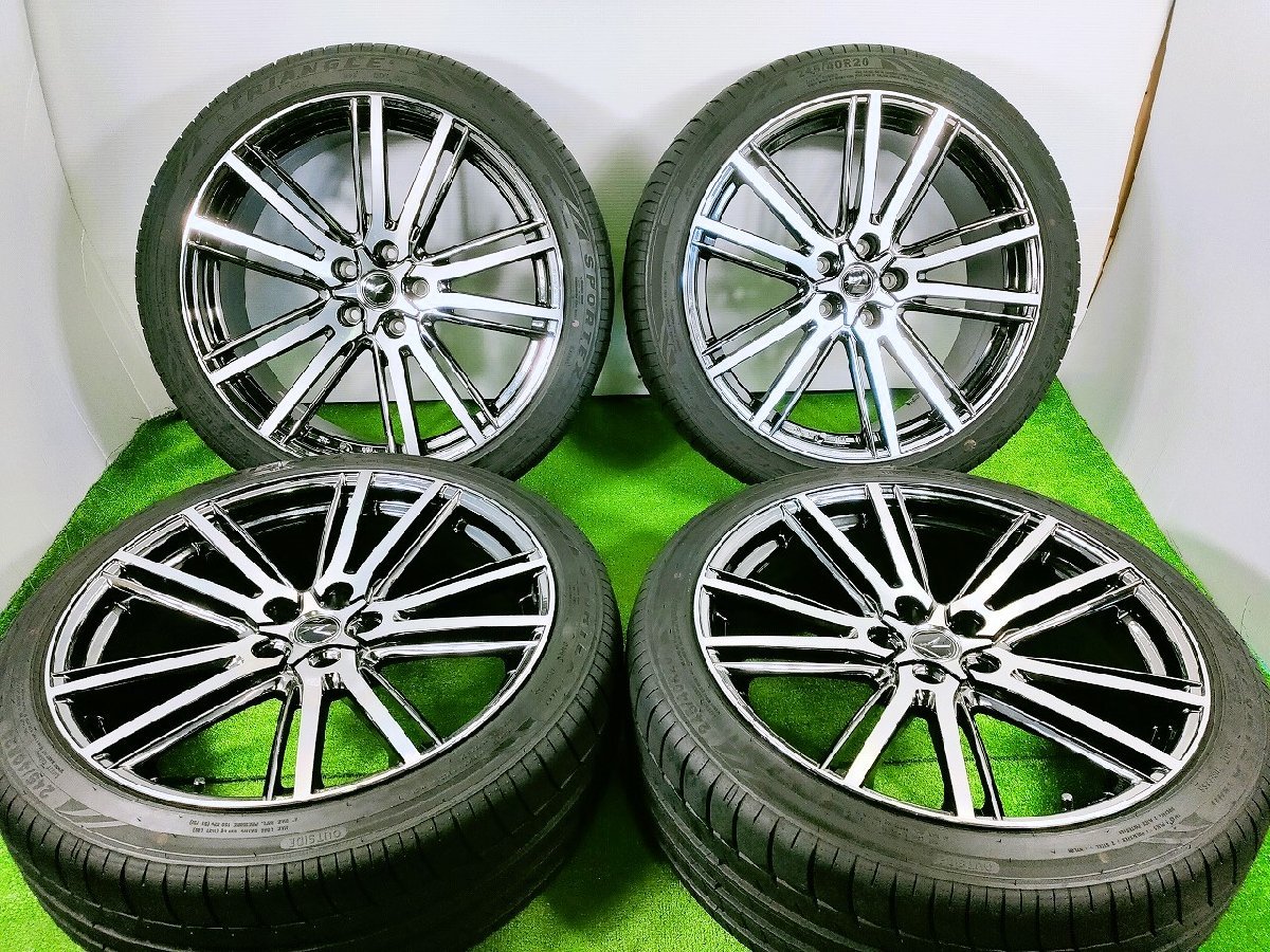 ★AXEL ARDI★245/40R20 2023年製 20x8.5J +38 5穴 PCD114.3 中古アルミセット 4本【宮城発 送料無料】MYG-A10442_画像1