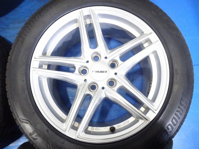 ★BORBET★225/55R17 17x8J +30 5穴 120 未使用タイヤホイール 4本 ノーマル【福島発 送料無料】FUK-D12122★夏 BMW_画像4