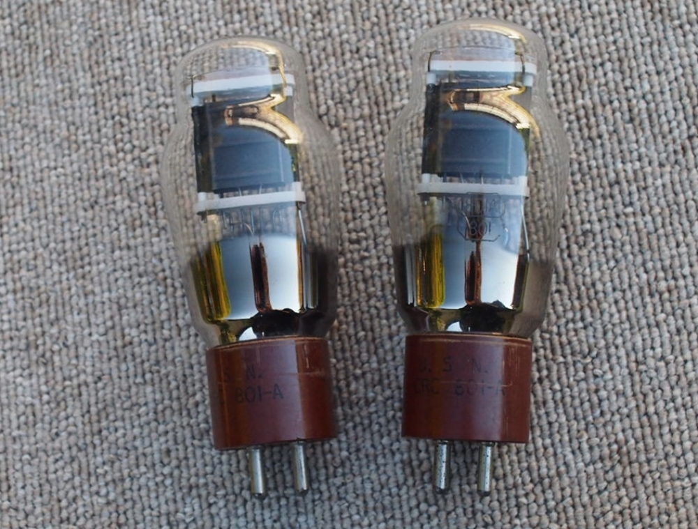 8500円 □RCA JAN CRC 801A VT-62 ブラック プレート・ バルブ 8500円 □RCA JAN CRC 801A VT-62 ブラック プレート・ バルブ