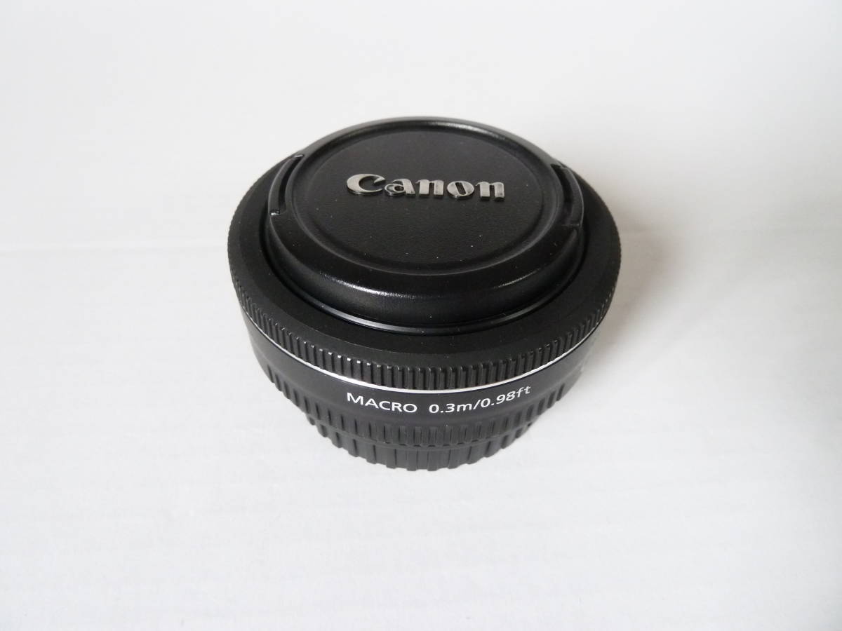 安価 ワタナベ Canon フルサイズ対応・中古良品 STM F2.8 EF40mm 単
