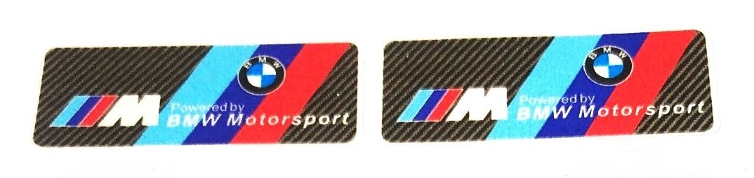 数量限定セール品　 /// M BMW Motorsport　　黒系■ロゴ　　左右2セット 　ステッカー_画像1