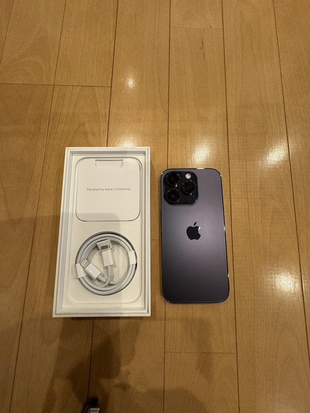 最終値下げ iPhone 14 Pro 256GB ディープパープル SIMフリー美品