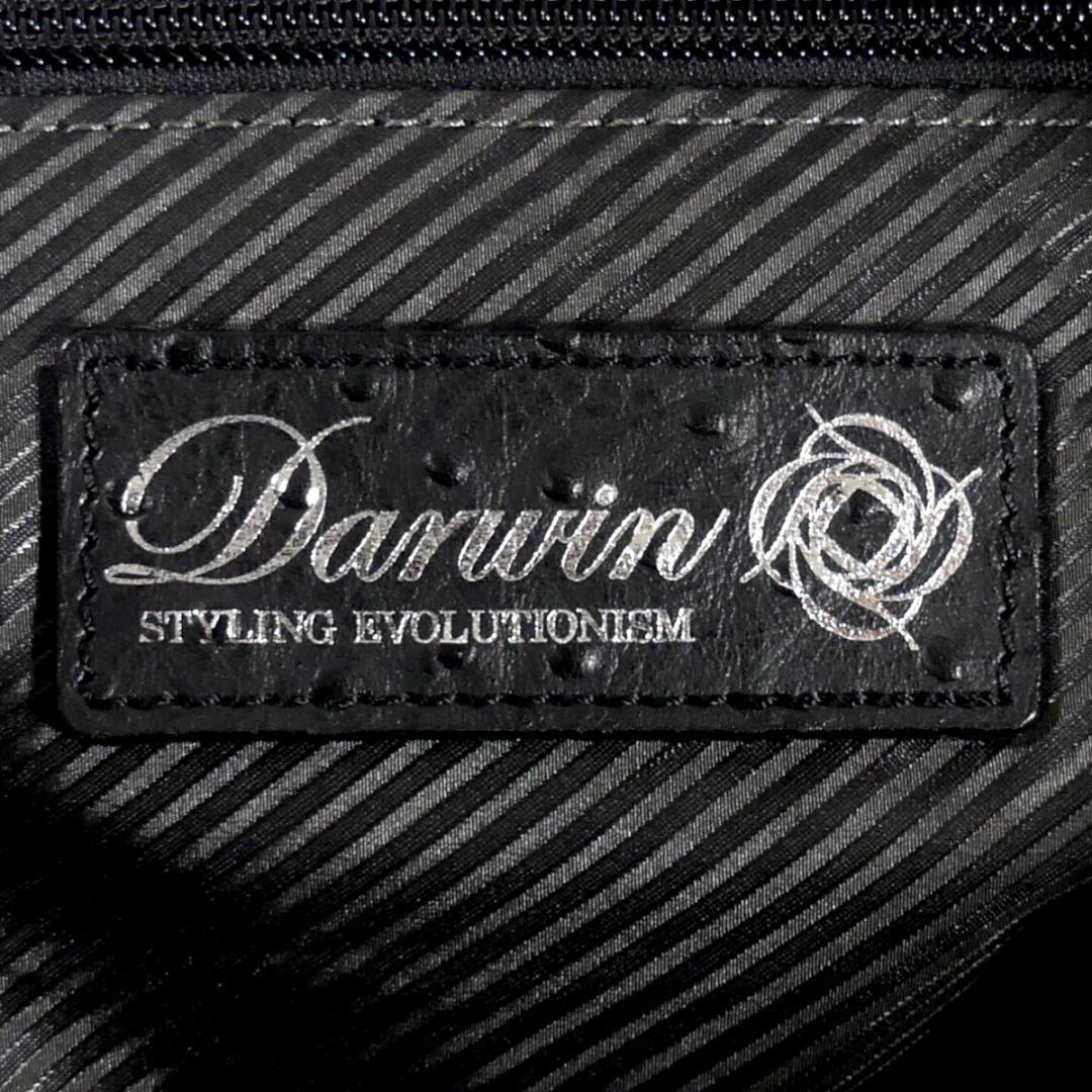 即決★日本製 Darwin★レザーコンビボストンバッグ ダーウィン 黒 本革 トラベルバッグ 本皮 ショルダーバッグ 旅行 カバン 出張 鞄_画像9