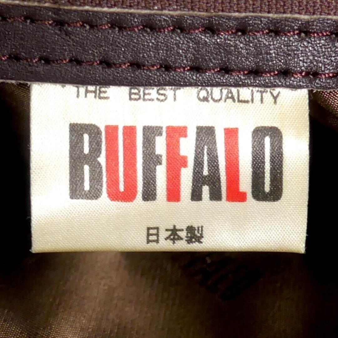 即決★日本製 BUFFALO★オールレザーショルダーバッグ バッファロー メンズ レディース 茶 本革 肩掛けカバン 斜め掛け 本皮