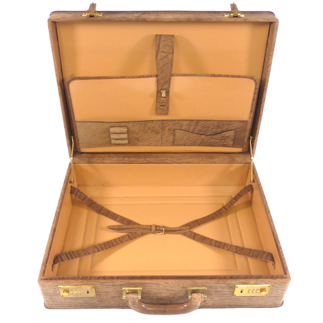 トランク スーツケース 革 旅行バッグ アンティーク風 茶 NR3266