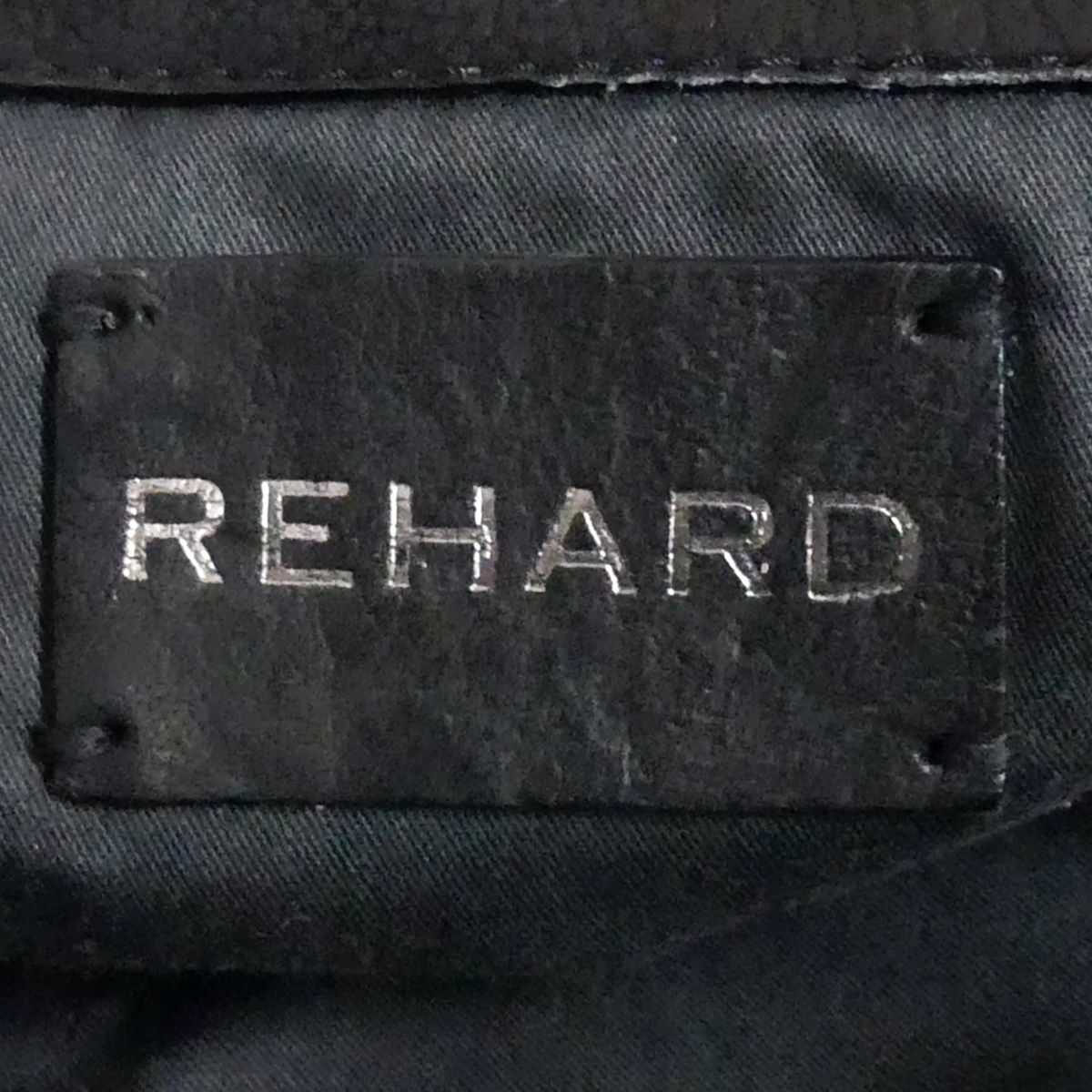 即決★REHARD★オールレザートートバッグ リハード メンズ 黒 スタッズ 本革 ハンドバッグ 本皮 通勤 トラベル 出張 カバン 鞄 レディース