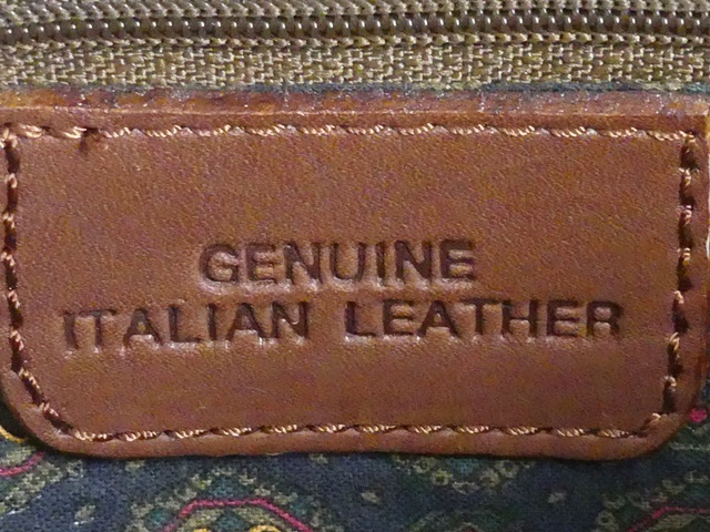 即決★GENUINE ITALIAN LEATHER★オールレザーショルダーバッグ ジェニュインイタリアンレザー メンズ 茶 本革 かばん 本皮 レディース_画像9