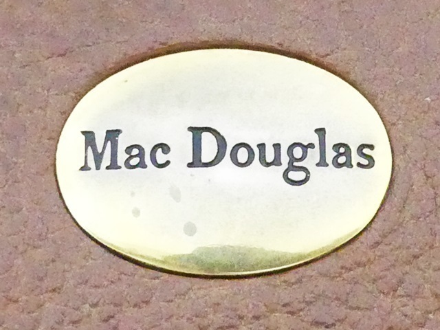 即決★Mac Douglas★オールレザーボストンバッグ マックダグラス メンズ 茶 ブラウン 本革 トラベル 本皮 ベルト 旅行かばん 出張カバン 鞄