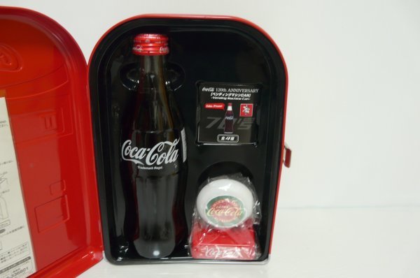 【未使用】 Coca Cola コカ・コーラ 120周年記念 ベンディングマシンCAN 70年代 貯金箱 コレクション 自動販売機を再現_画像7