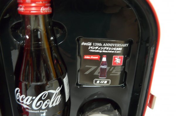 【未使用】 Coca Cola コカ・コーラ 120周年記念 ベンディングマシンCAN 70年代 貯金箱 コレクション 自動販売機を再現_画像8