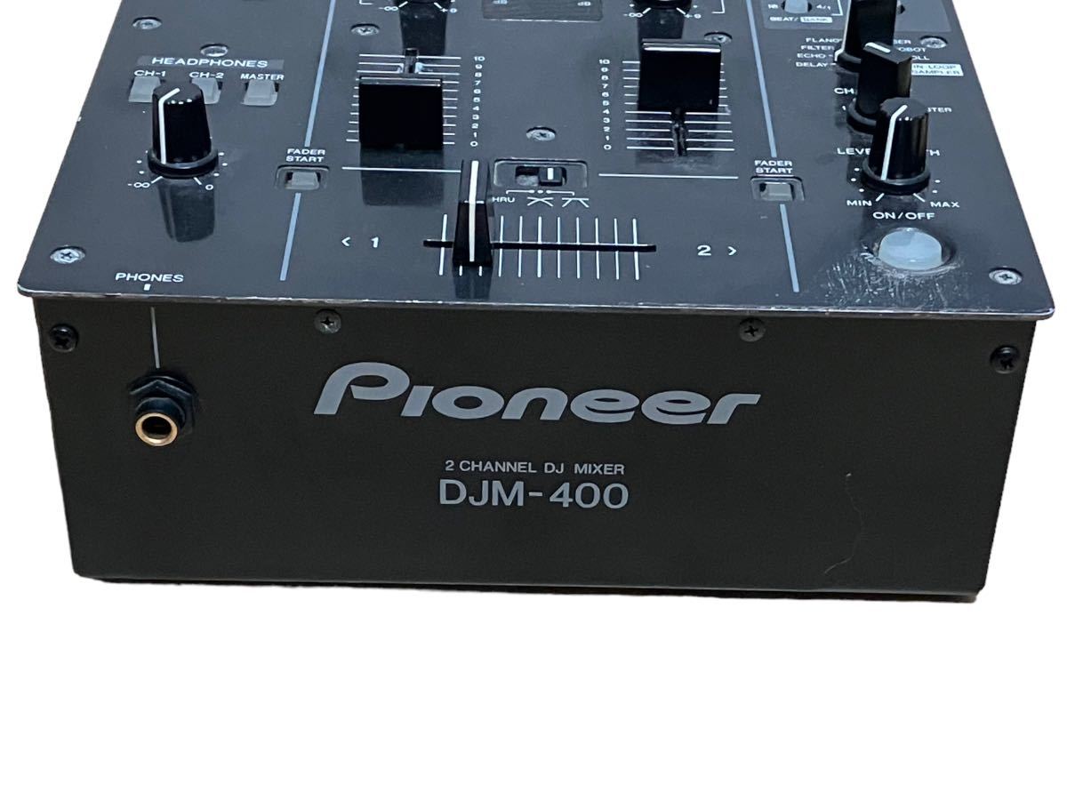 通電確認済】 Pioneer パイオニア DJM-400 DJミキサー 09年製 ジャンク