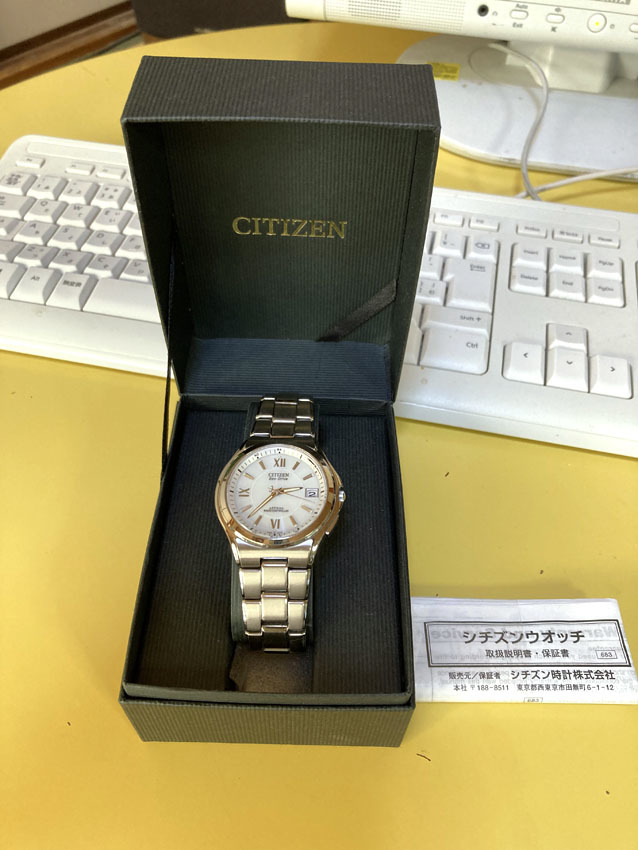 CITIZEN/シチズン アテッサ H110-T011331電波ソーラー チタン-