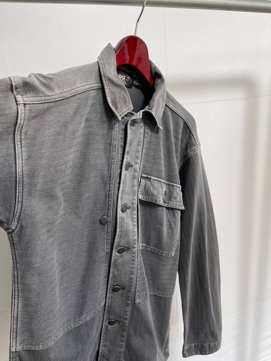RRL ダブルアールエル デニム カバーオール ジャケットXS インディゴ RRL ダブルアールエル デニム カバーオール ジャケットXS