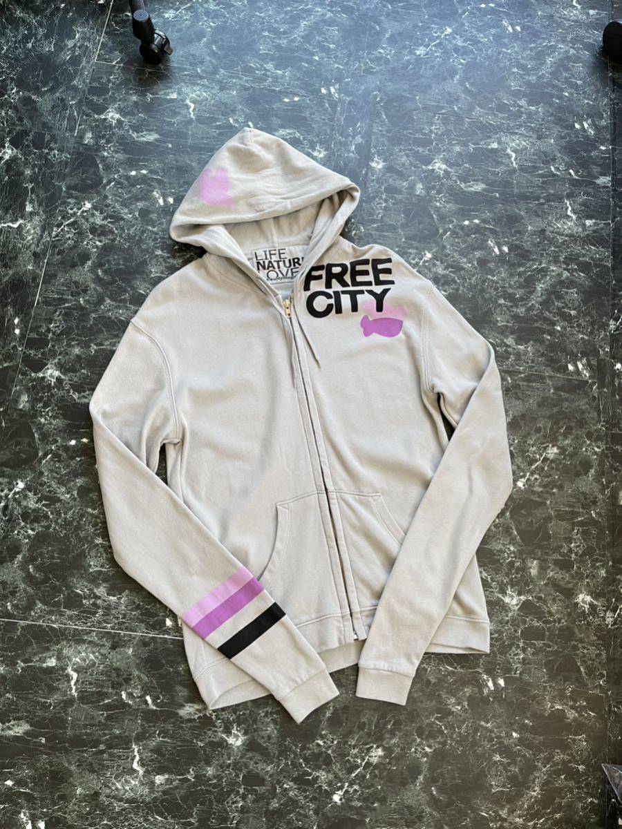 FREE CITY(フリーシティ) ジップパーカー　ロンハーマン　Sサイズ