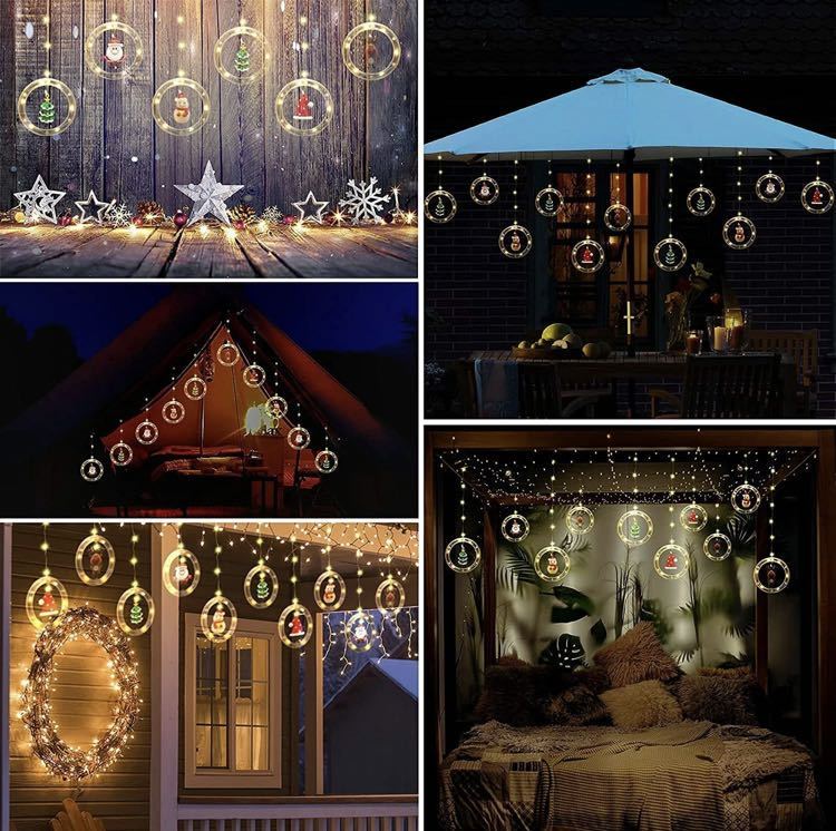 クリスマスツリー 電飾 クリスマスイルミネーション　クリスマス飾りライト A/1_画像10