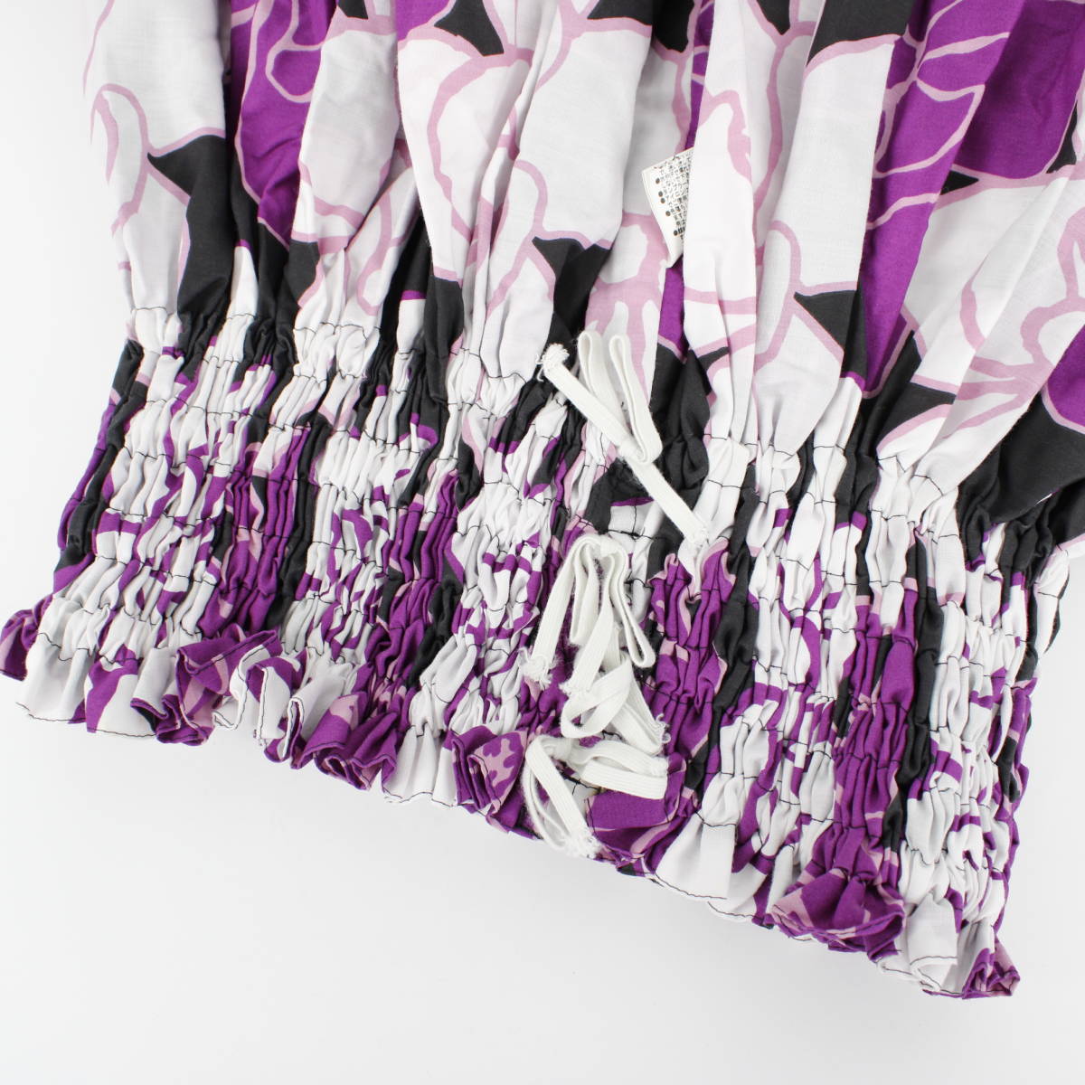 [ бесплатная доставка ][ хула для костюм прекрасный товар сделано в Японии ]MMJmauna нижний черный & лиловый белый rokelani рисунок юбка пау Hawaiian flair фиолетовый 