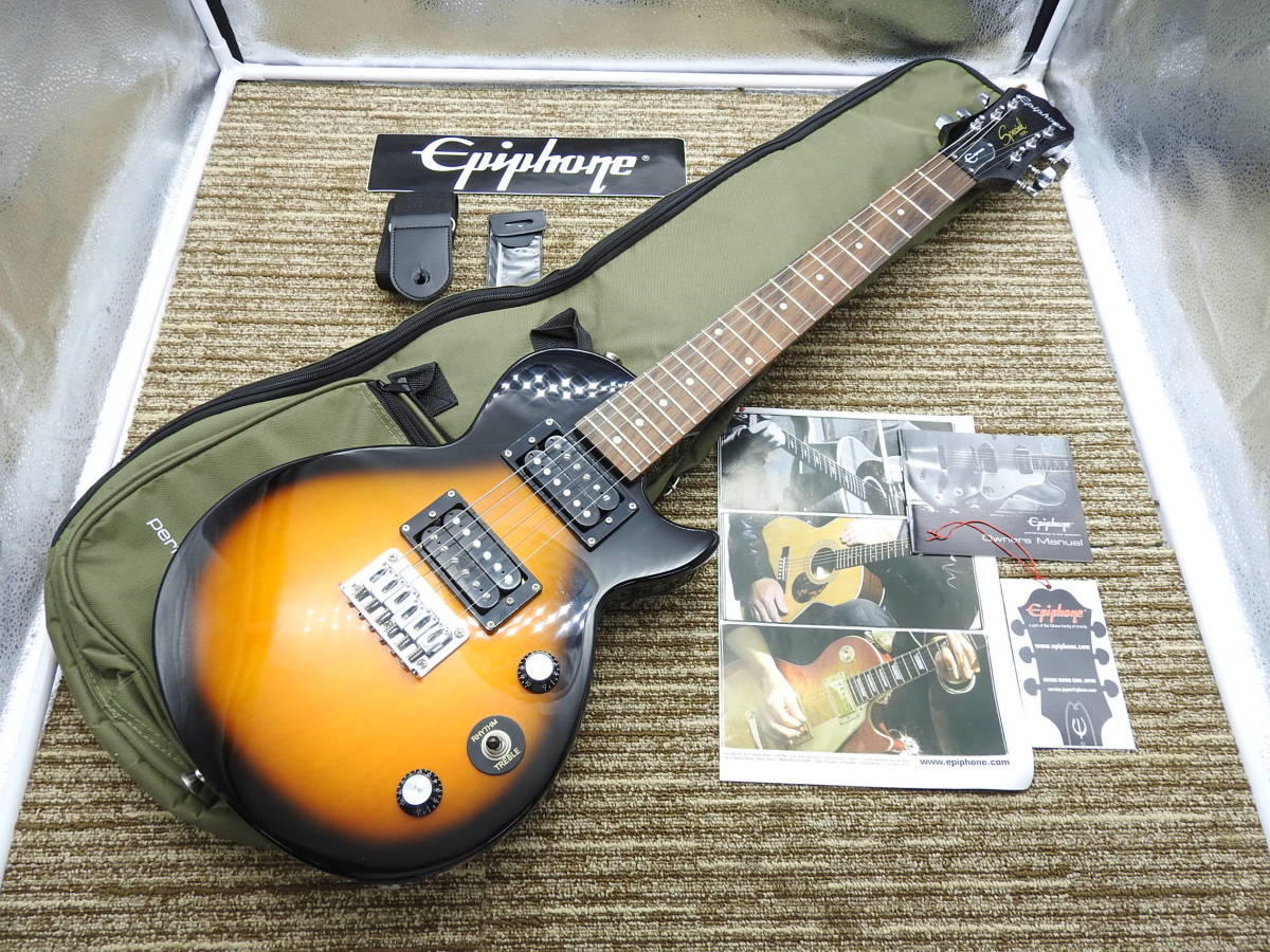 美品】Epiphone エピフォン◇ミニエレキギター Les Paul Express