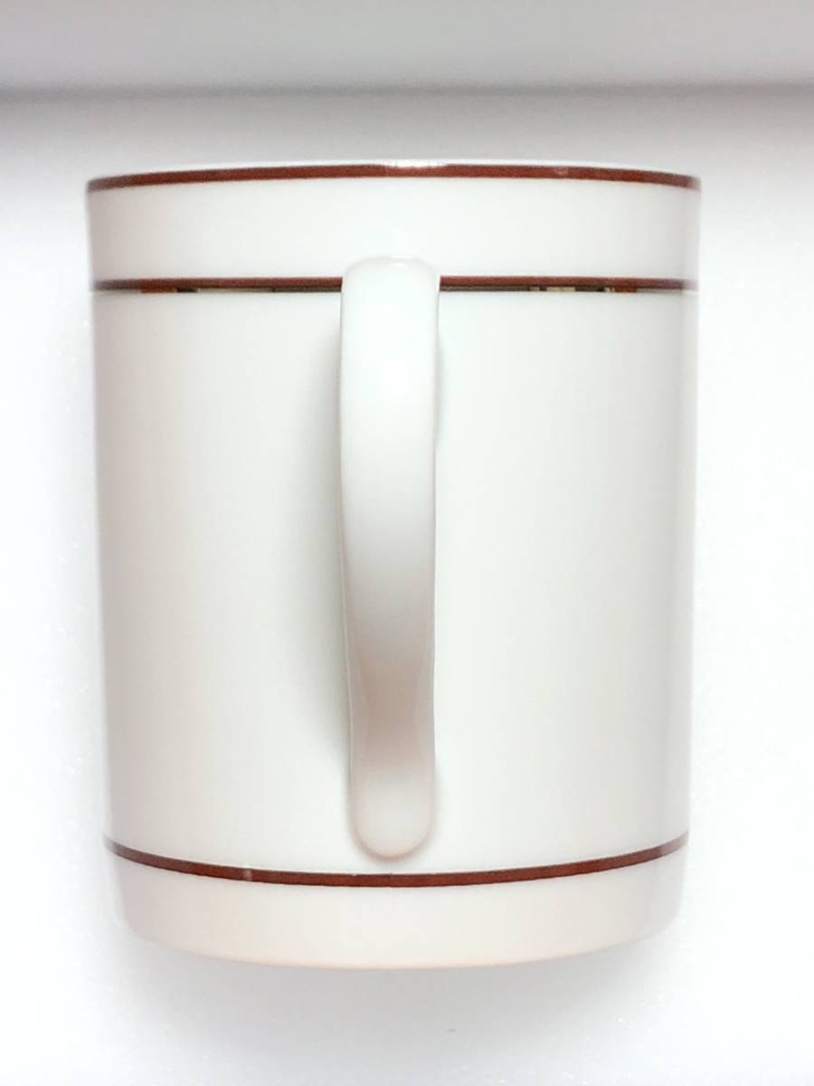 エルメス マグカップ リズム ホワイト レッド 食器 廃番 HERMES Mug Cup Rythme Red_画像2