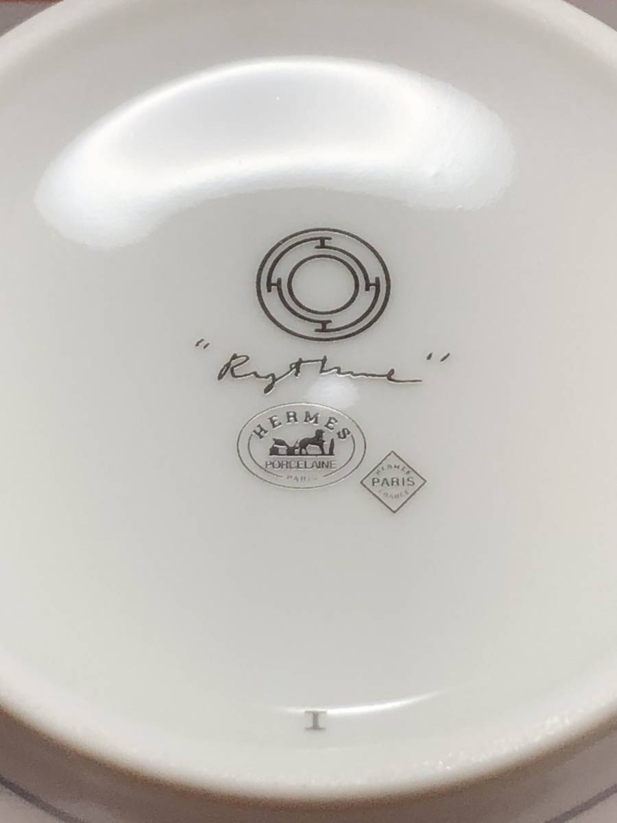 エルメス マグカップ リズム ホワイト レッド 食器 廃番 HERMES Mug Cup Rythme Red_画像7