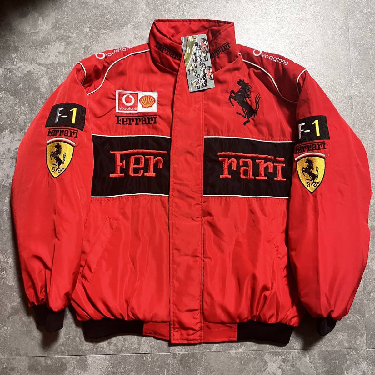 激安単価で レーシング 中綿 Ferrari レーシングジャケット フェラーリ