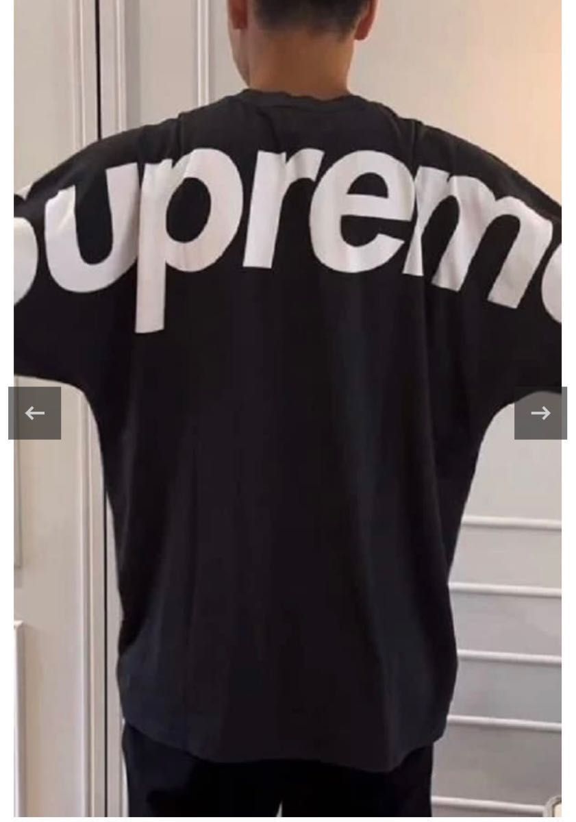 Supreme Split S/S Top Black XL シュプリーム Tシャツ