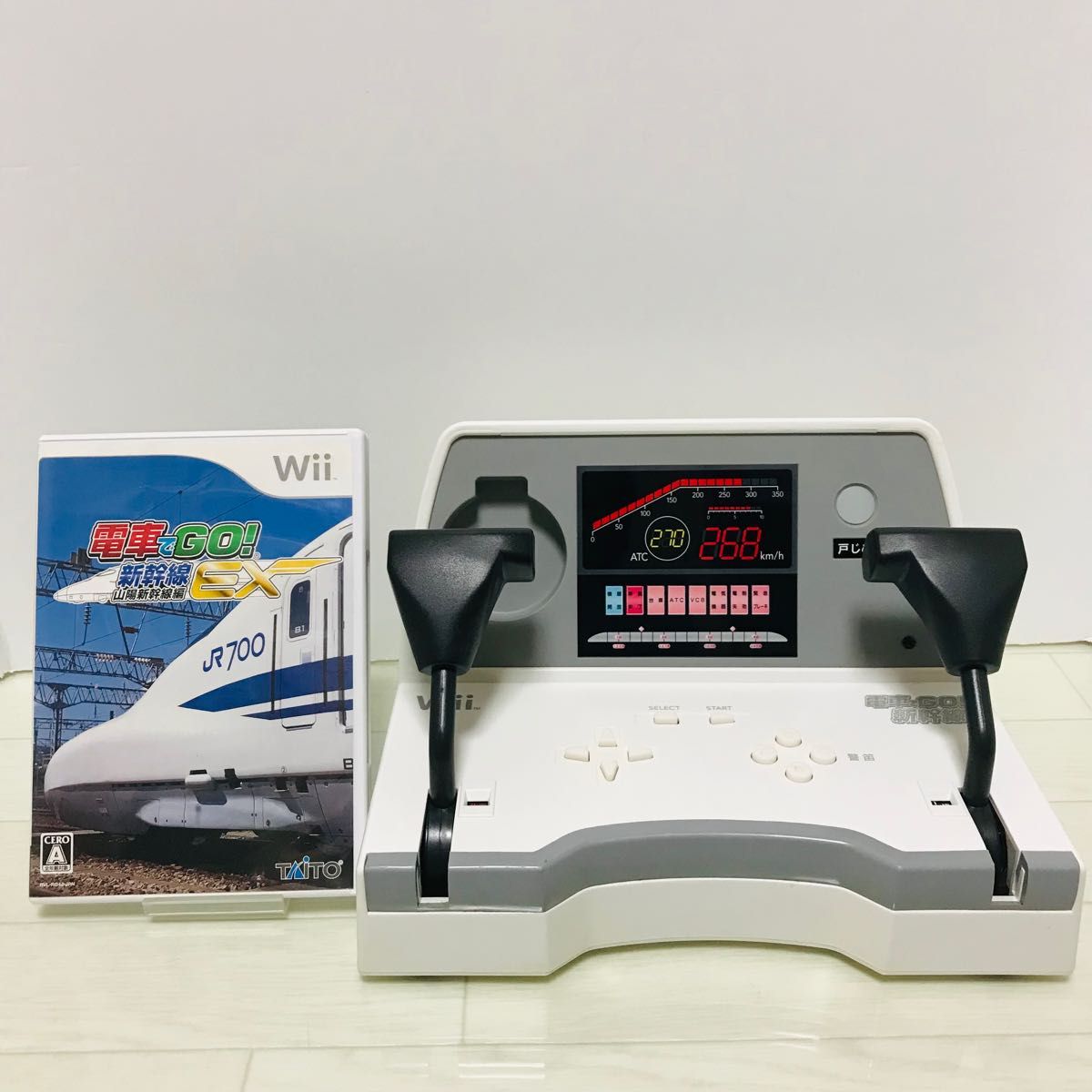 電車でGO 新幹線EX 山陽新幹線編 専用コントローラー付き 【Wii 電車でGO 新幹線EX 山陽新幹線編 専用コントローラー付き 【Wii