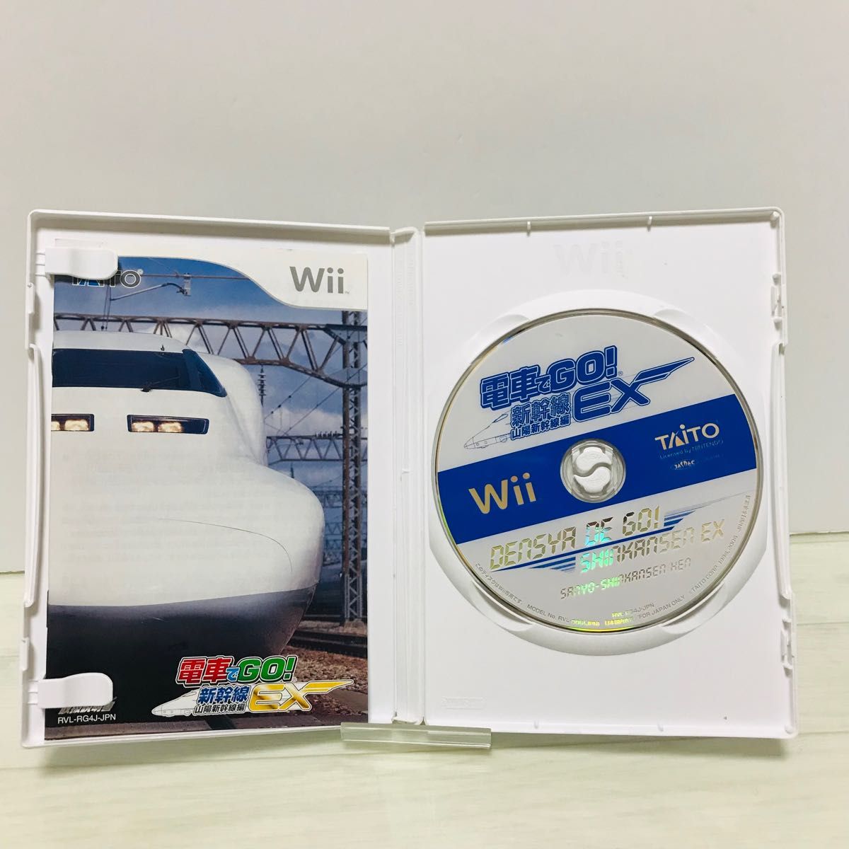 電車でGO 新幹線EX 山陽新幹線編 専用コントローラー付き 【Wii 電車でGO 新幹線EX 山陽新幹線編 専用コントローラー付き 【Wii