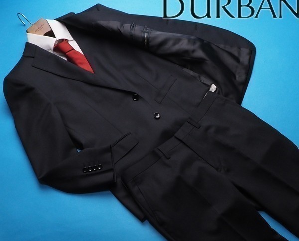 超安い DURBAN by STUDIO 新品 ダーバン 0402272 スーツAB7濃灰(98